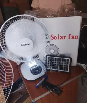 Solar Rechargeable Fan 12’Inches