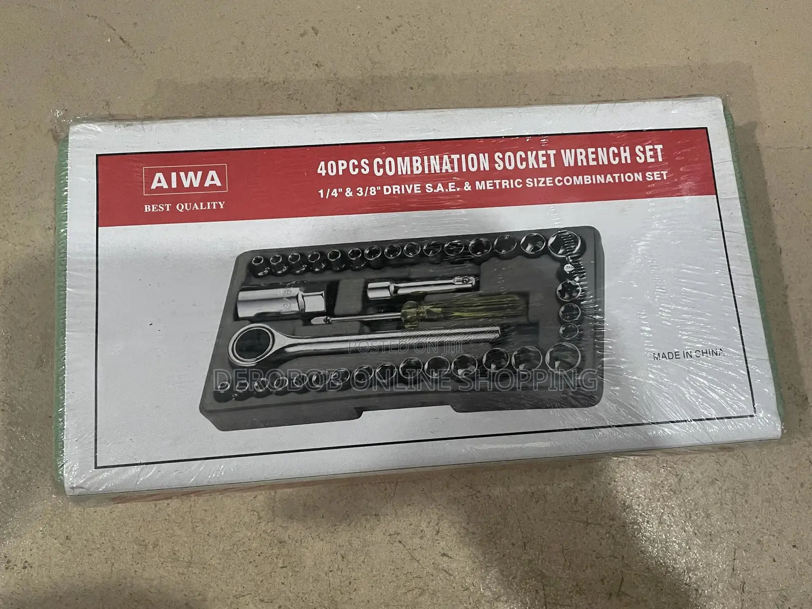 40pcs Combination Socket Wrench