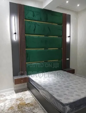 6by6 Fully Padded Bedframe / Headboards in Abuja, Payment on Delivery