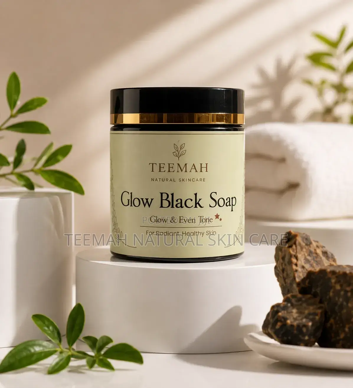 Glowing Black Soap