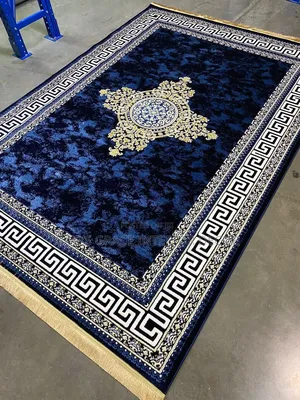 Persian Soft Pile Luxury Center Rug B/G