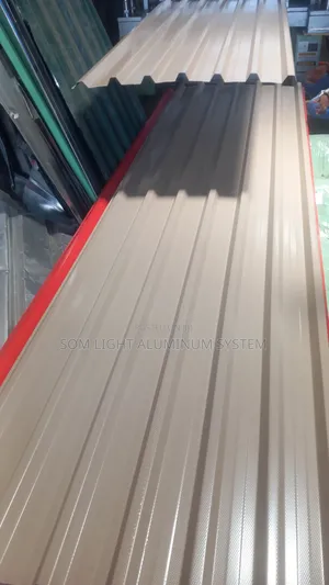 Normal Corrugation 0.70 Beige Color Oven Bake Material