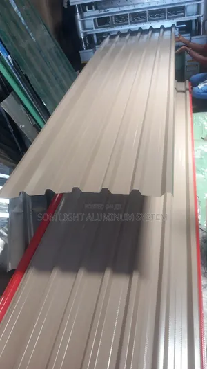 Normal Corrugation 0.70 Beige Color Oven Bake Material