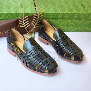 Gucci Luxury Designer Black Color Sandals