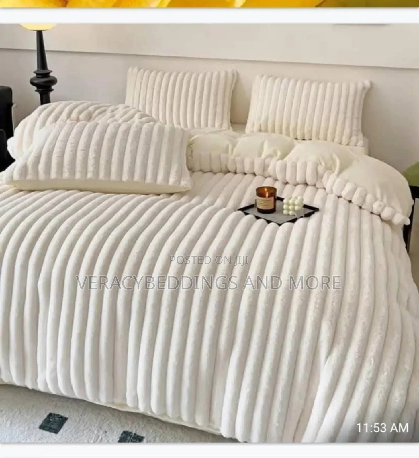 Thick Fluffy Blanket Set