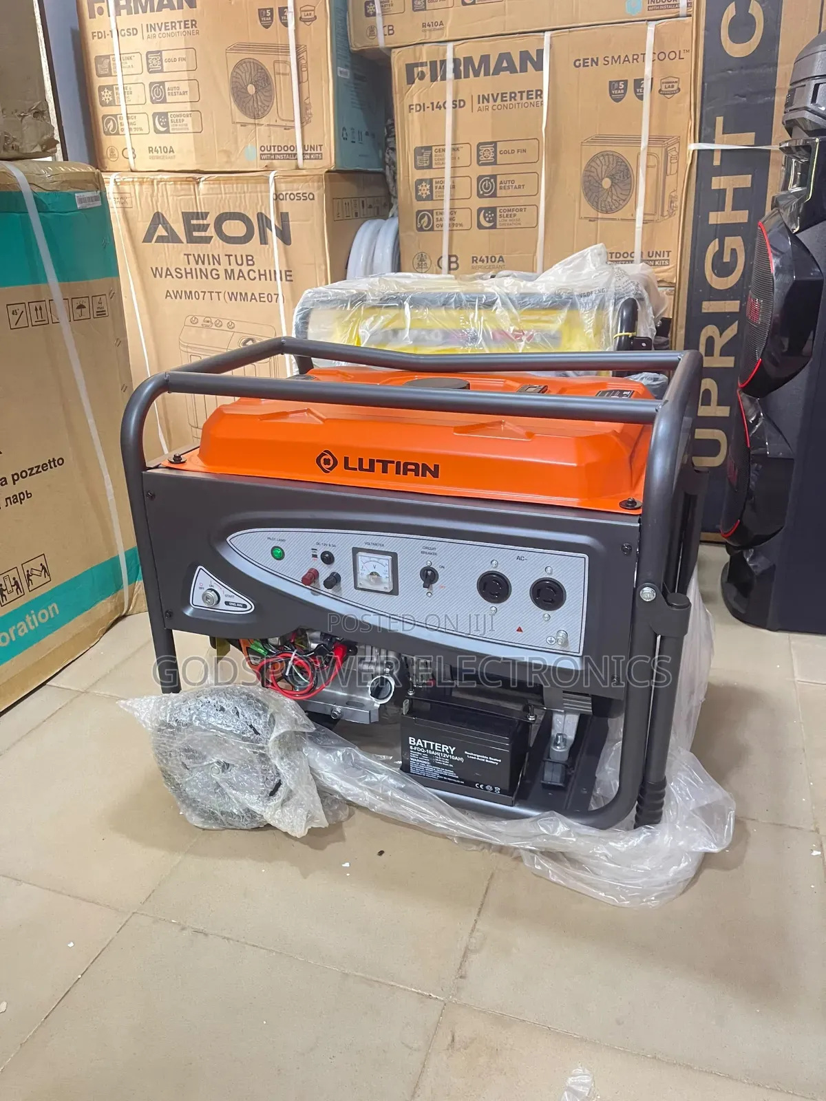 Lutian 5.5kva Gasoline Generator With Remote