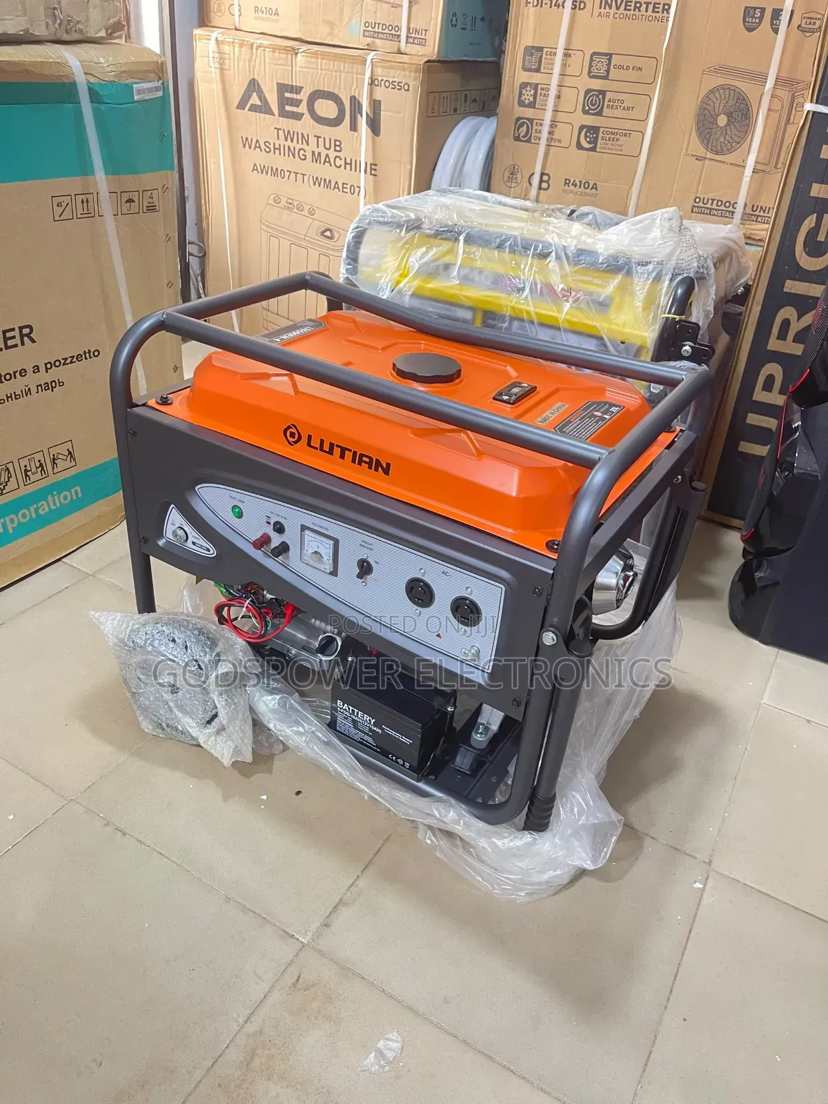 Lutian 5.5kva Gasoline Generator With Remote