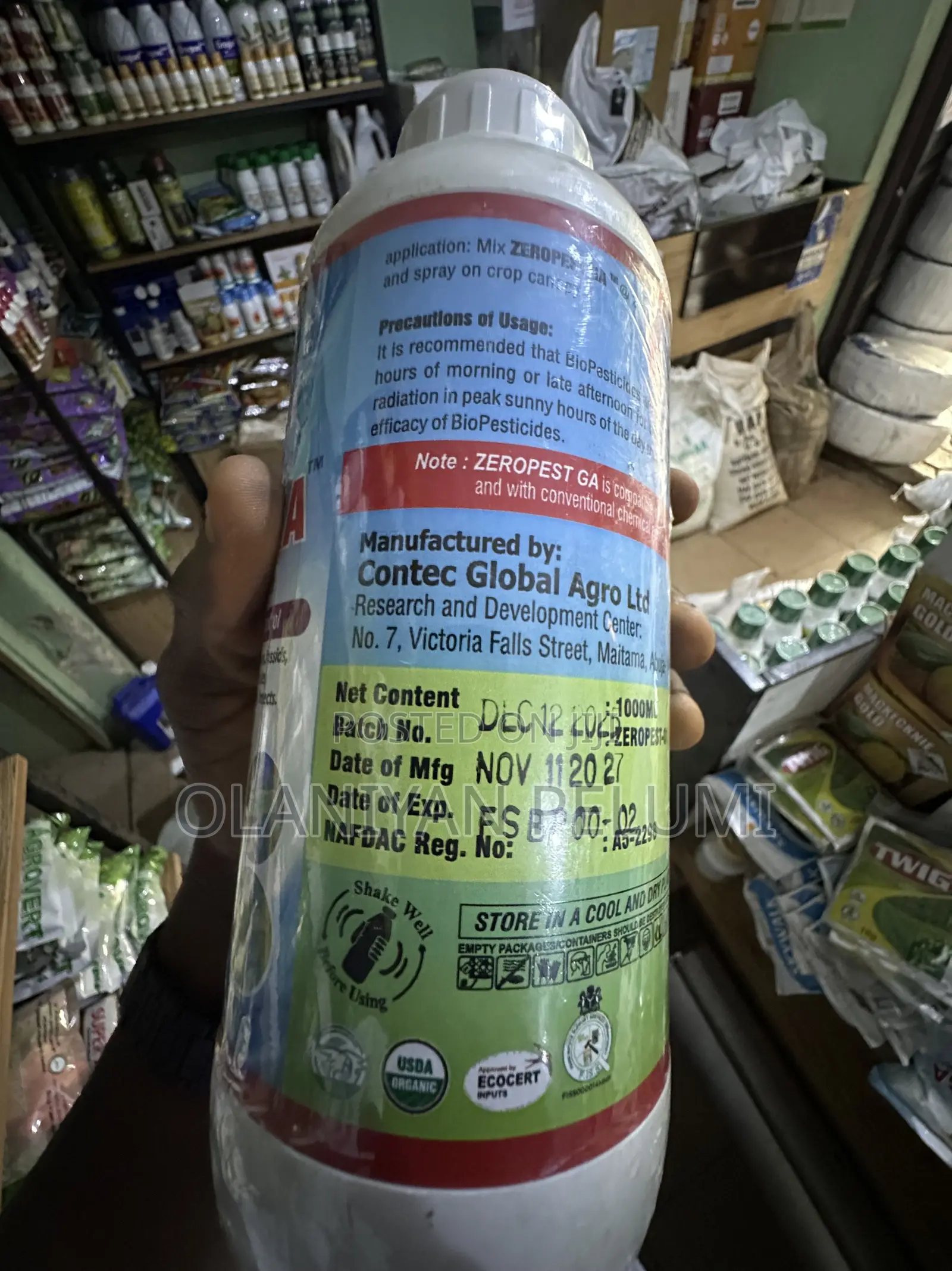 Zero Pest Fast Acting, Broad Spectrum Insecticide