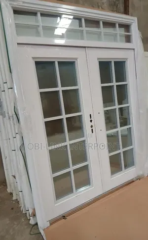 Modern 5ft by 8ft French Glass Door