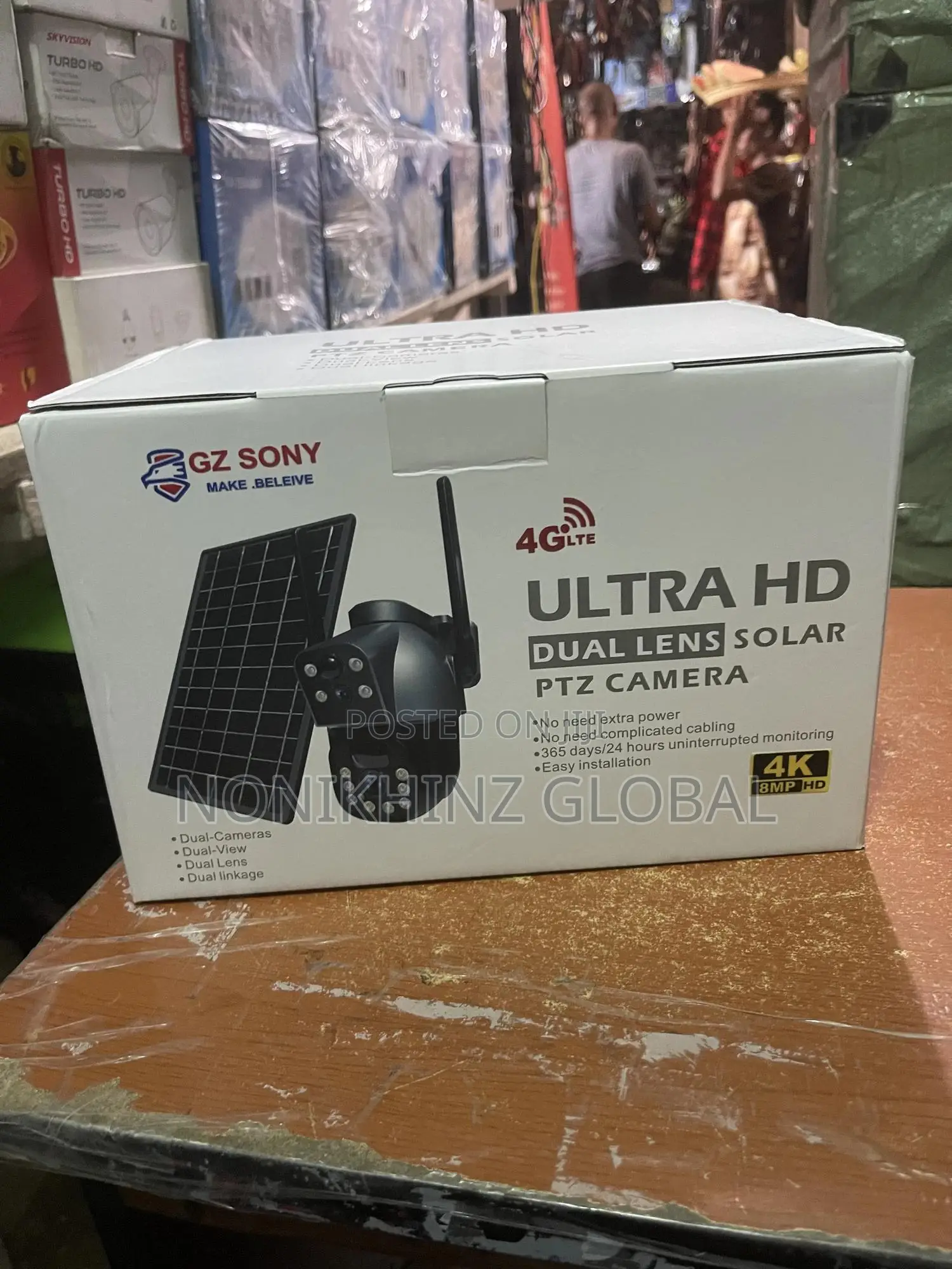 Resolution, Ubox App, 4g Solar PTZ Camera