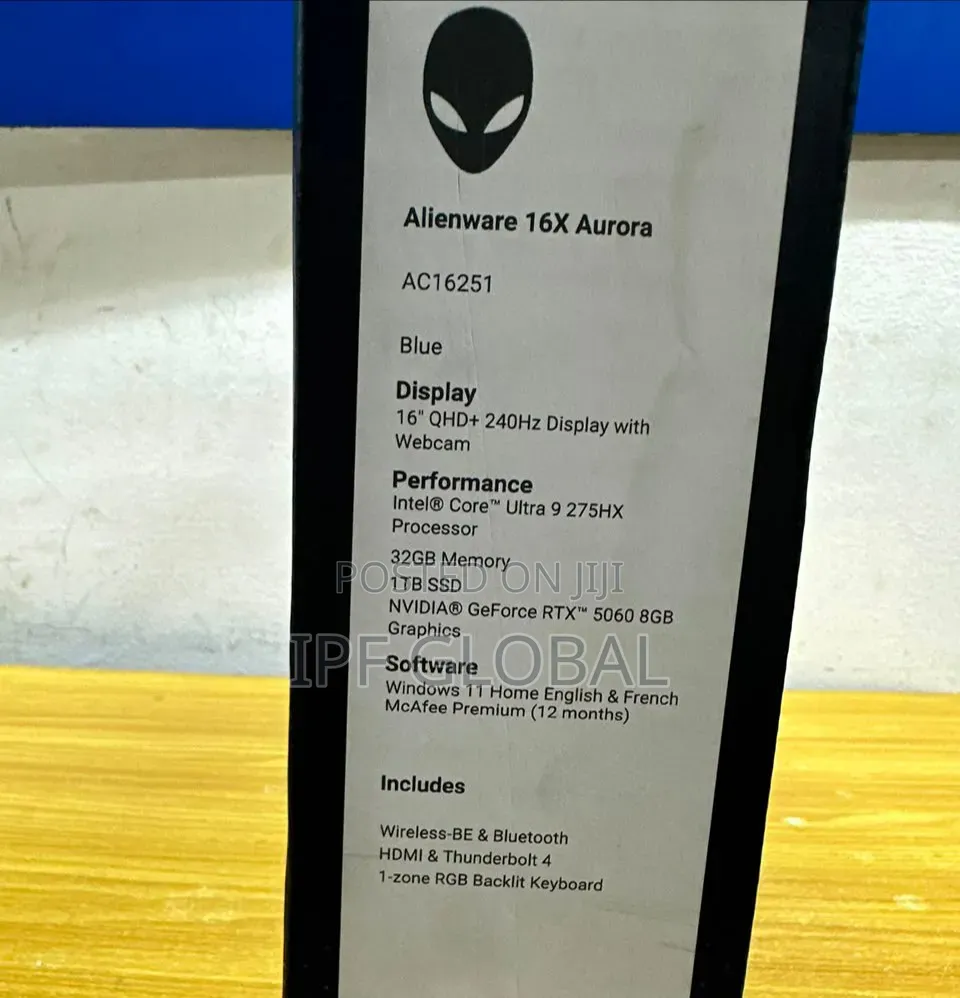 New Laptop Alienware 16x Aurora 32GB Intel Core Ultra 9 SSD 1T