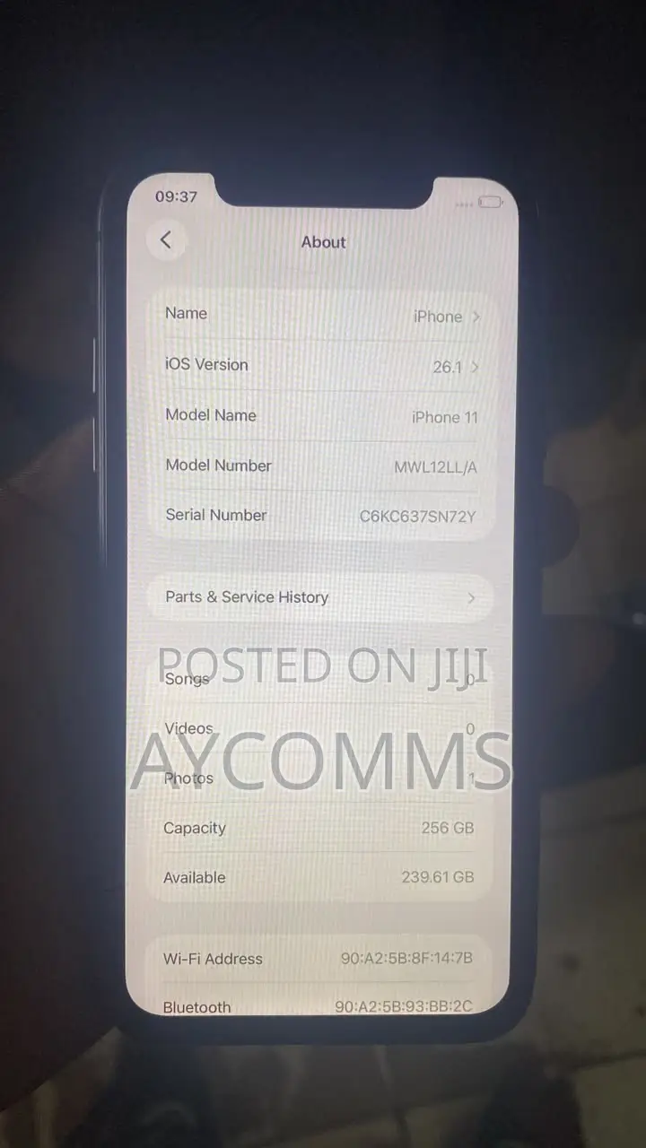 Apple iPhone 11 256 GB Black