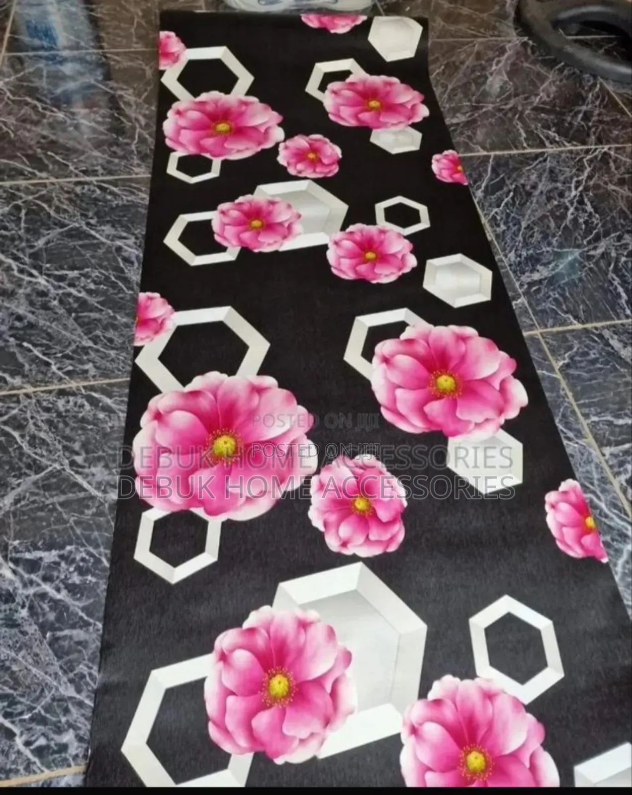 White and Green 3d Floral Wallpaper