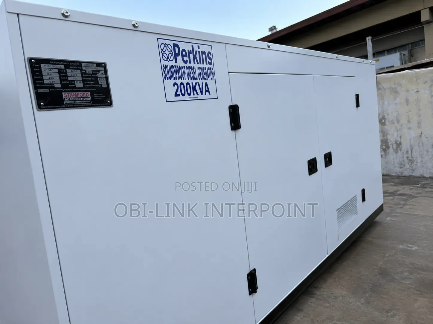 200kva Perkins Soundproof Generator