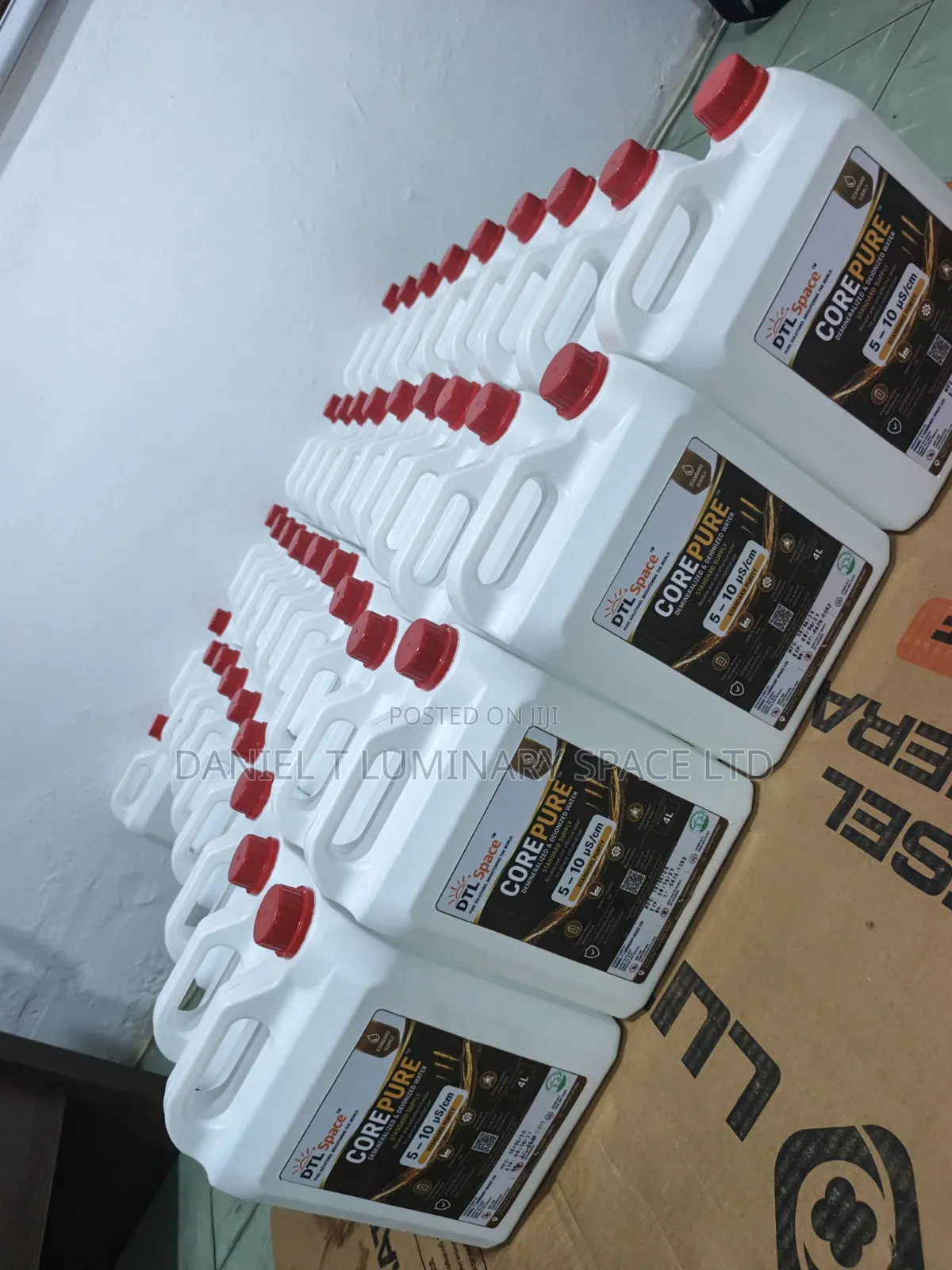 Certified Distilled Water 4l