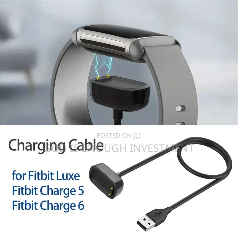 Original Fitbit Charge 5/ Charge 6 and Luxe Smartwatch Charger (Usb)