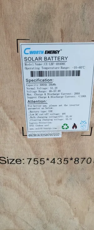 20kwh Cworth Energy Lithium Battery 51.2v 5years Warranty