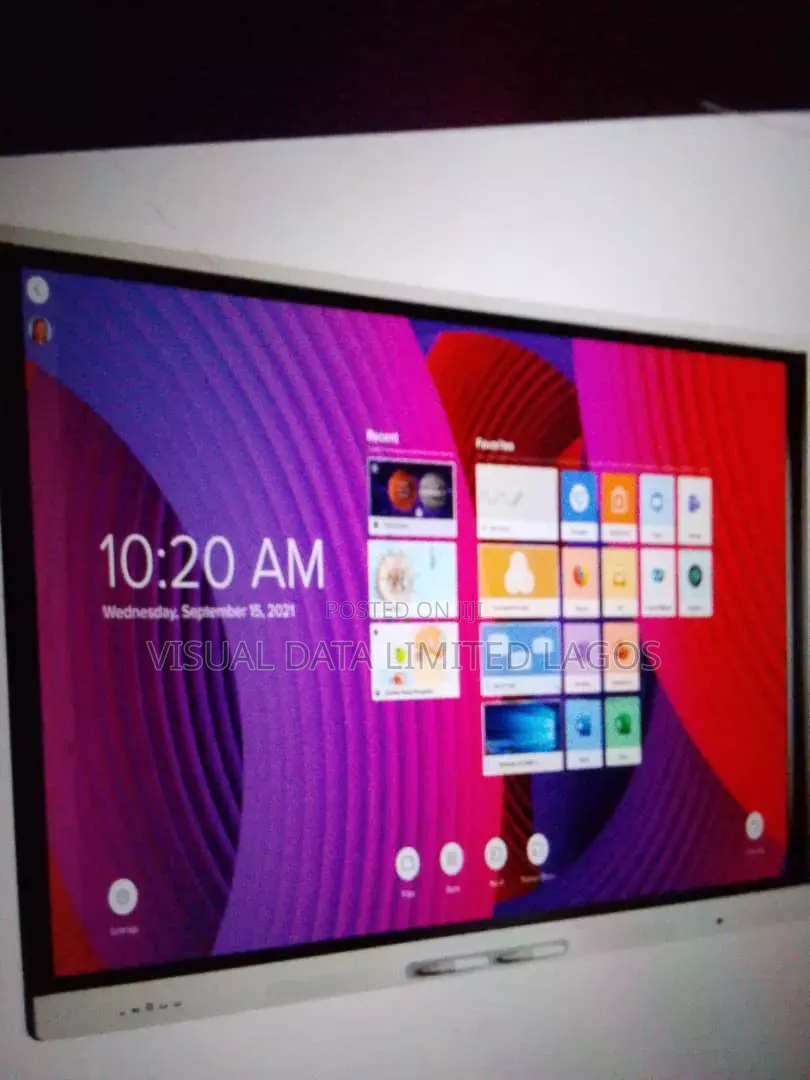 Elon Display Interactive Flat Smart Panel 65 Inches With Free Stand