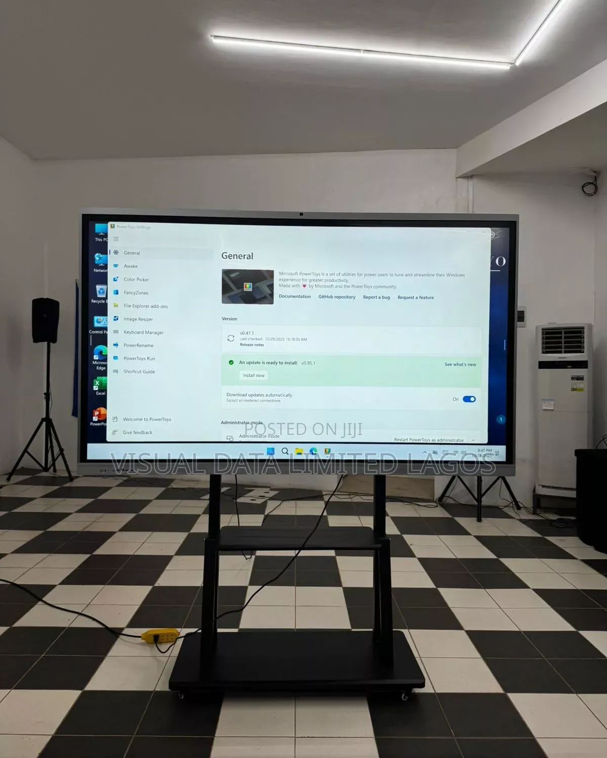 Elon Display Interactive Flat Panel 85 Inches With Free Stand