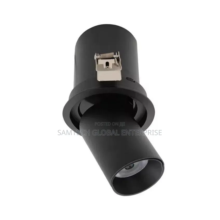 Modern Adjustable Recessed Led Spotlight – Matte Black