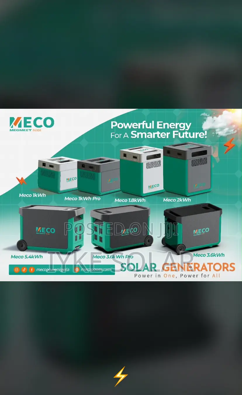 1kwh Pro / 500w Meco Solar Generator