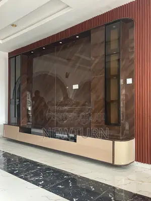 Luxury High Glossy Tv Console.