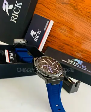 Rick Quality Men Rubber Strap Wristwatch