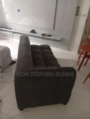 Luxury 3-Seater Sofa Chair – Dark Grey Velvet Couch