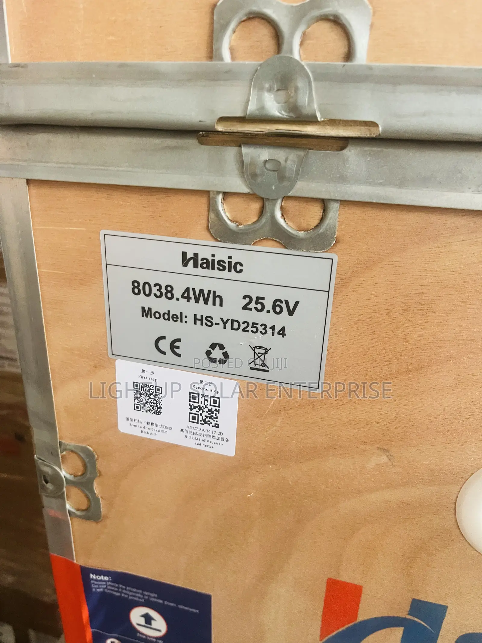 Haisic 8kwh 24v White Lithium Battery