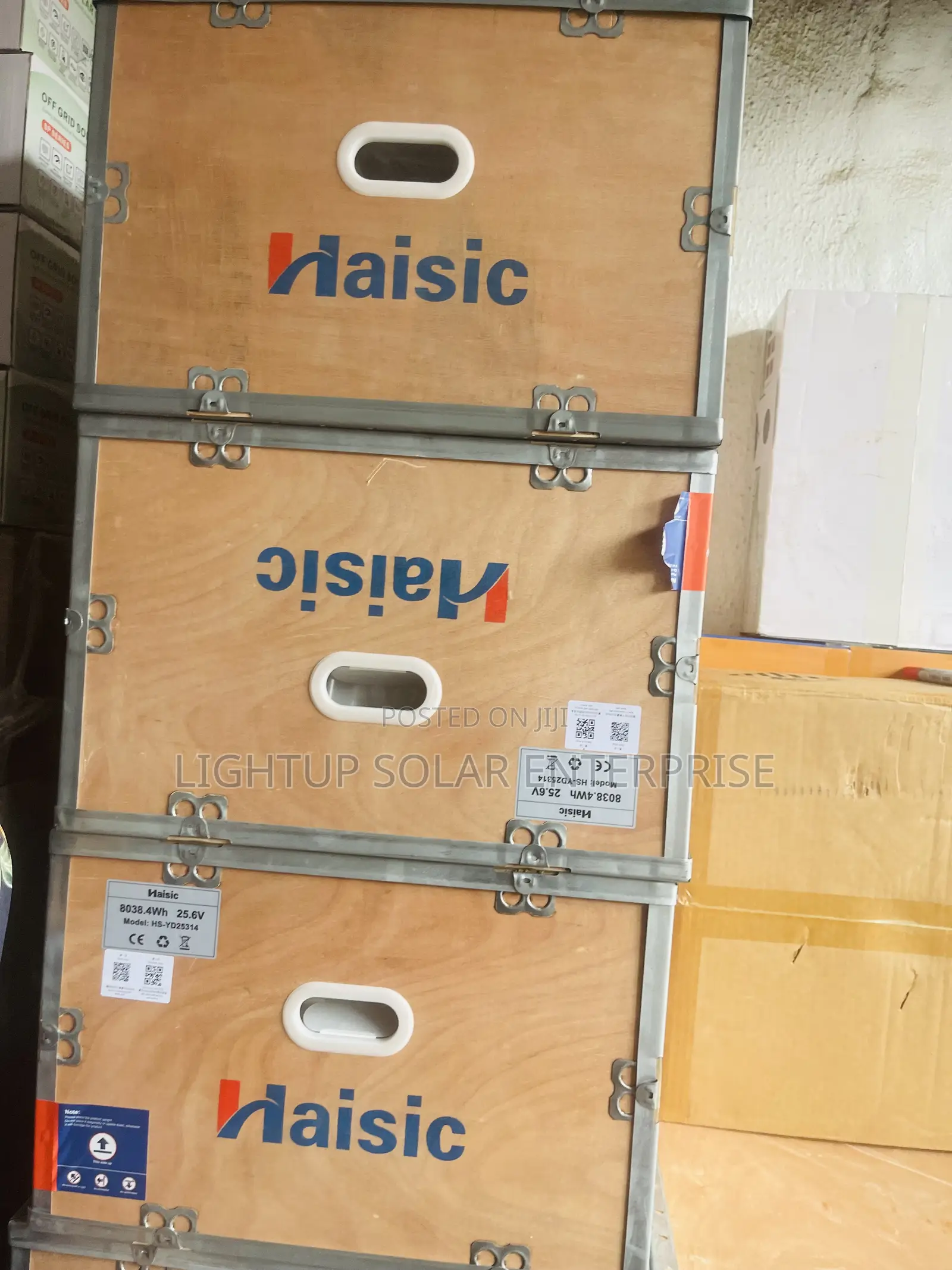 Haisic 8kwh 24v White Lithium Battery