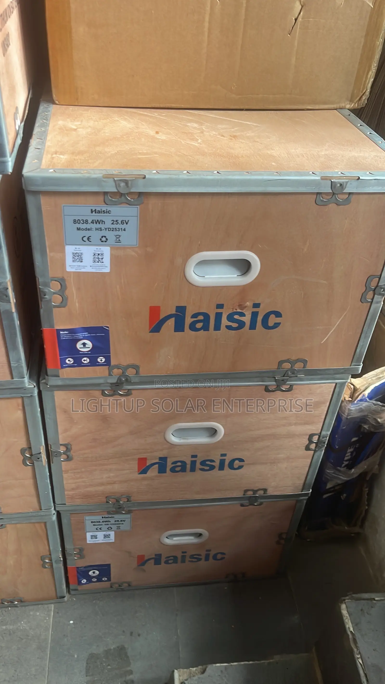 Haisic 8kwh 24v White Lithium Battery