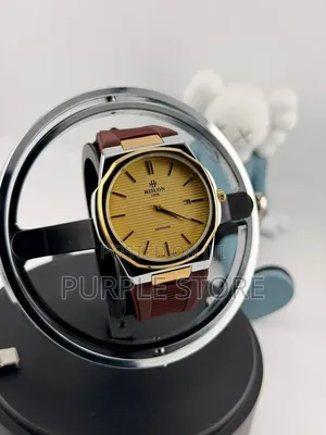 Hislon 1928 Sapphire Glass Rubber Strap Watch for-Unisex 