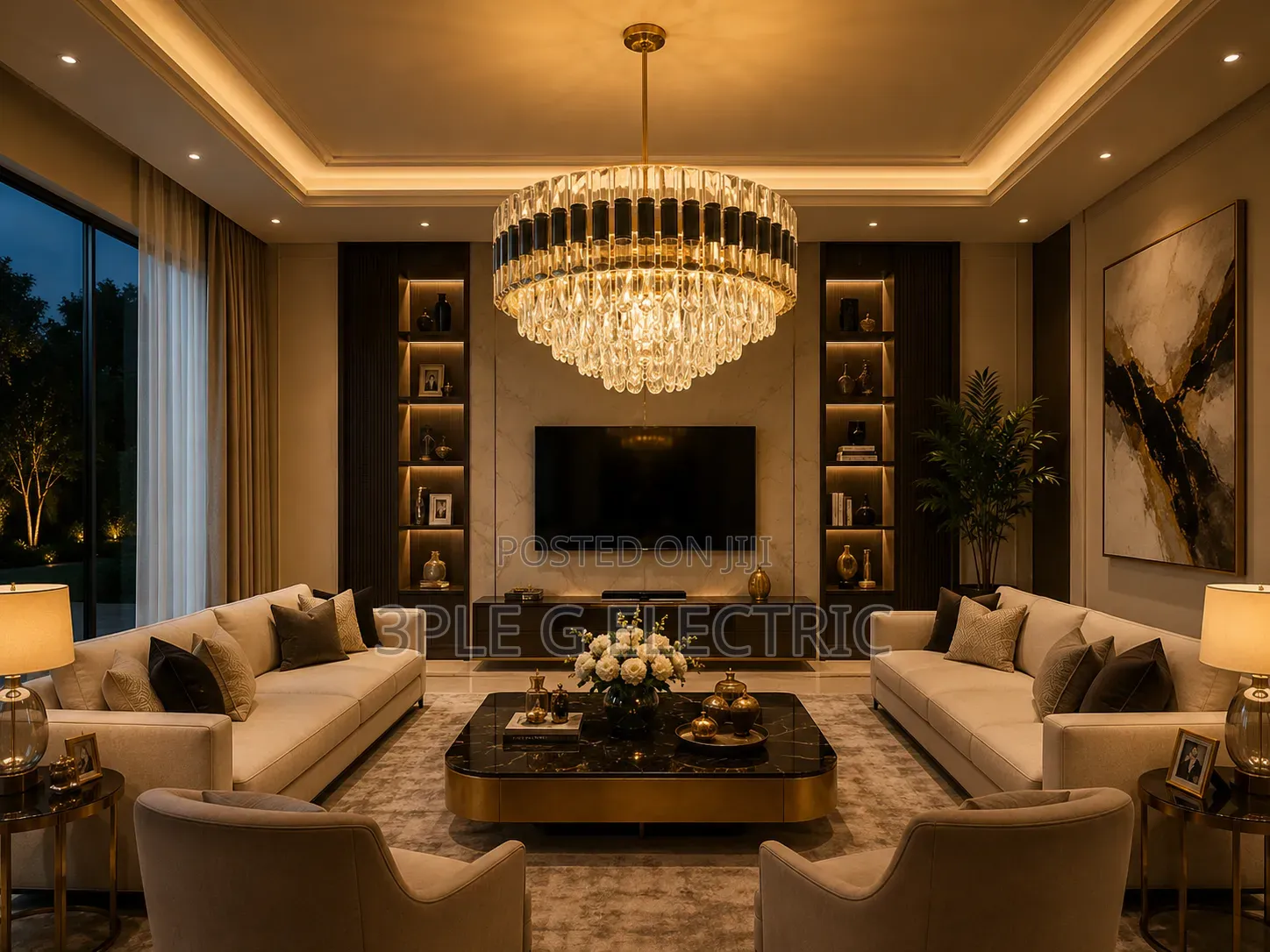 500mm Indoor Crystal Chandelier