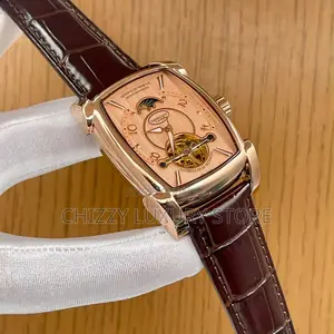 Parmigiani Quality Luxury Men Automatic Engine Wristwatch