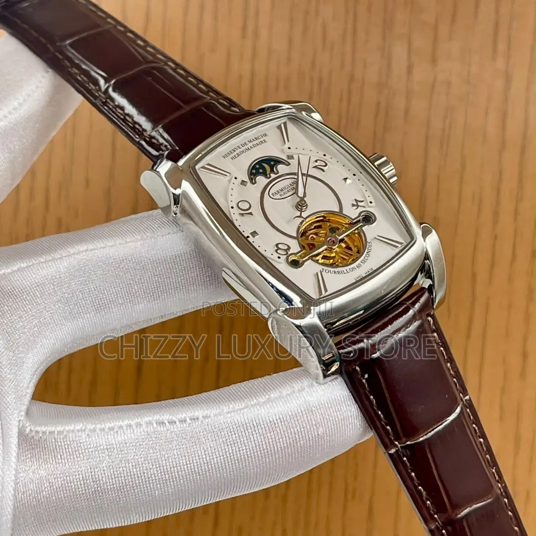 Parmigiani Quality Luxury Men Automatic Engine Wristwatch