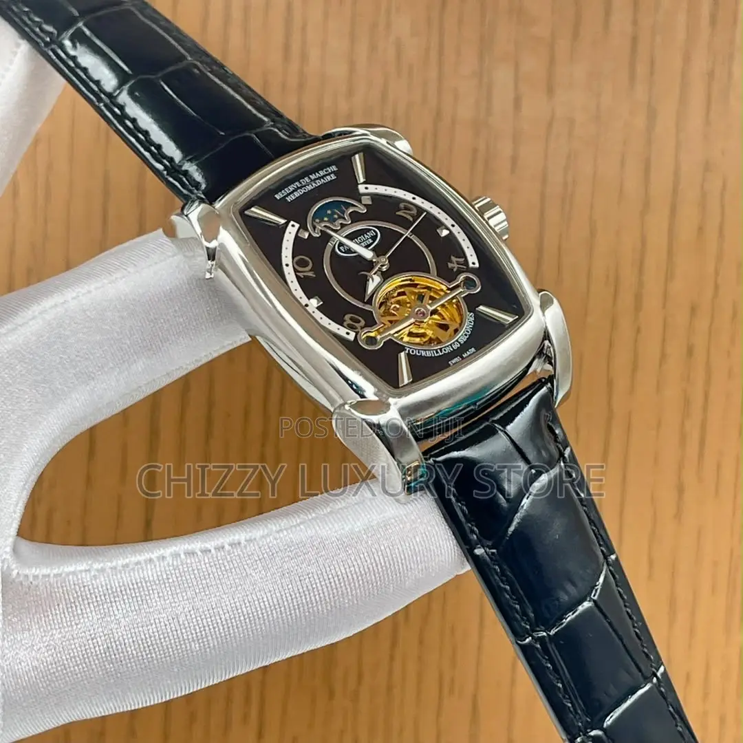 Parmigiani Quality Luxury Men Automatic Engine Wristwatch