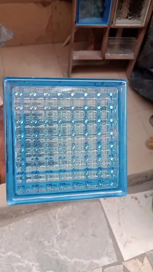 High Quality Crystal Blue Glass Block