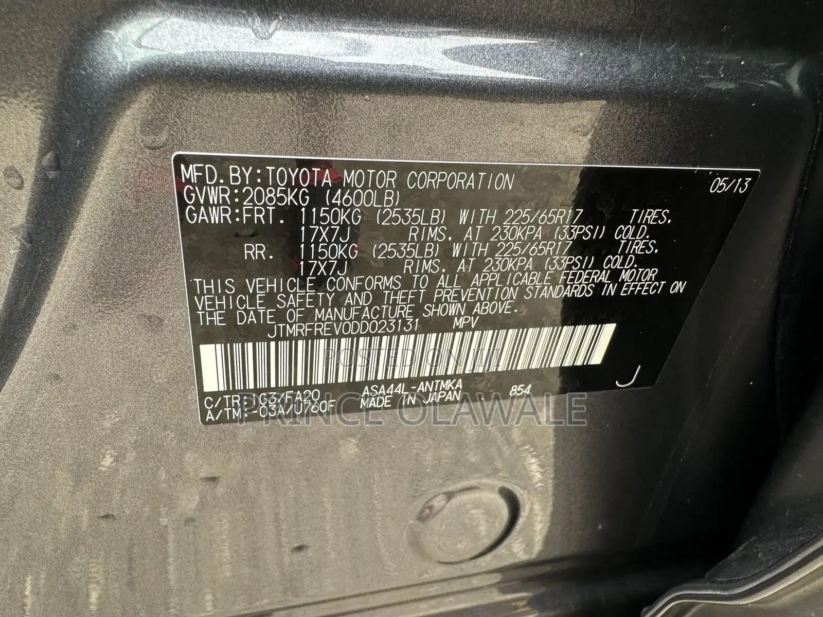 Toyota RAV4 2016 Gray