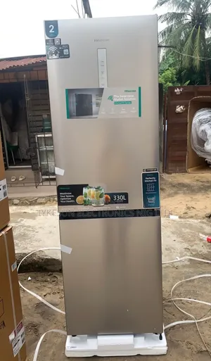 Original Hisense Inverter Fridge Freezer Led Display 330l 2 Doors