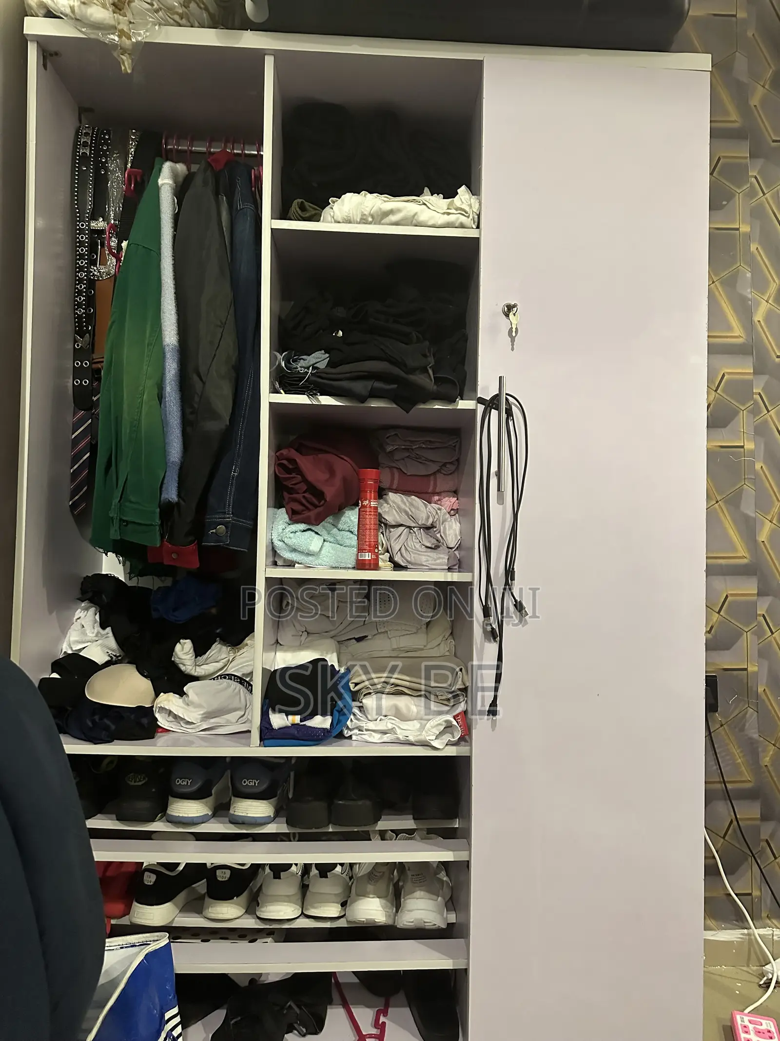 Wardrobes.