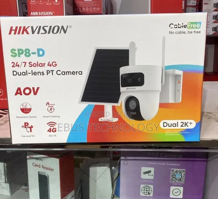 Hikvison Dual Lens 4g Solar Camera