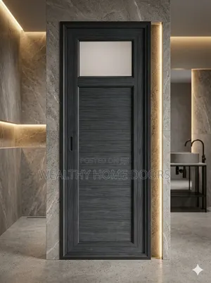 Privacy With Natural Light PVC Bathroom Door