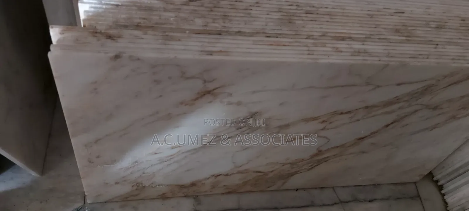 White Golden Carrara Tiles
