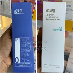 Acwell Licorice Ph Balancing Toner Cleansing Foam Korean Skincare Set