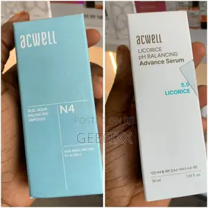 Acwell Real Aqua Ampoule N4 Licorice Advance Serum 30ml Korean