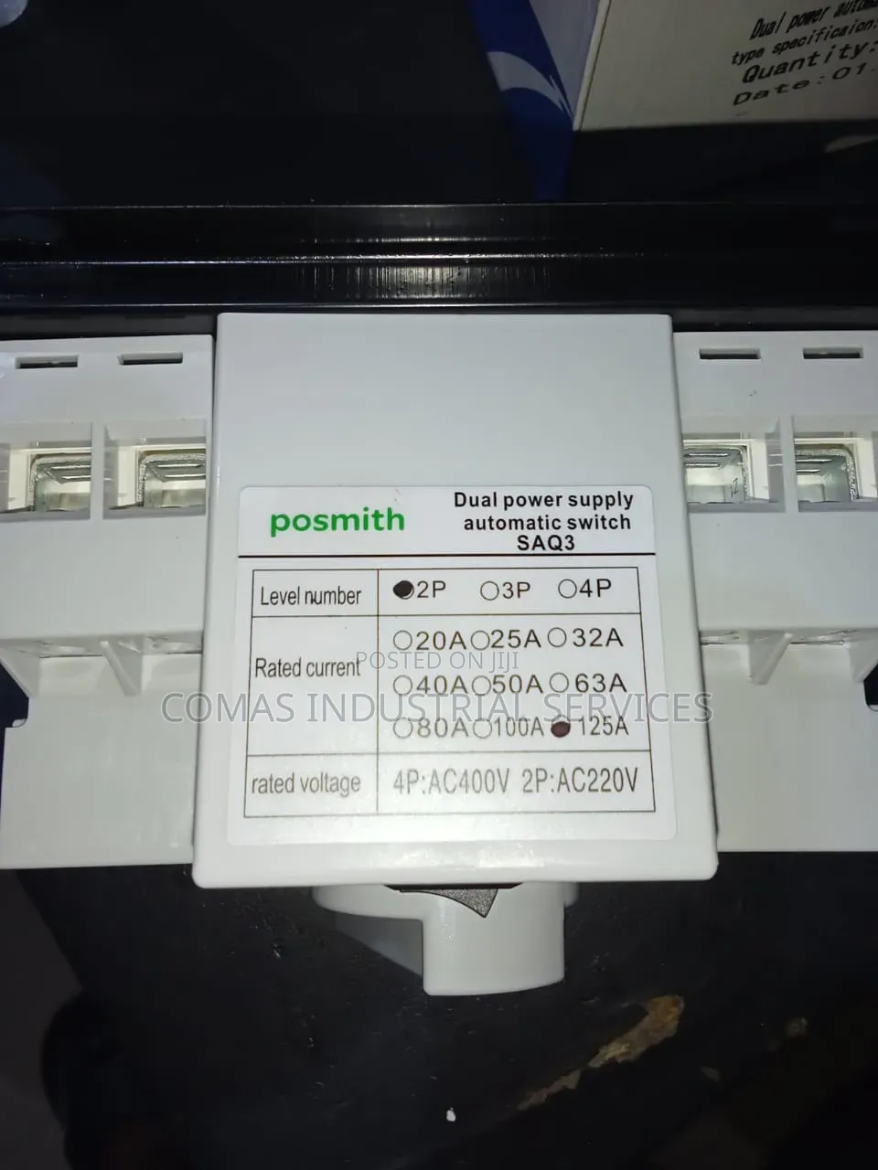 Posmith 125a 2p Automatic Changeover Switch ( Ats)