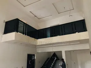 Glass Railing With Stainless Steel Frame