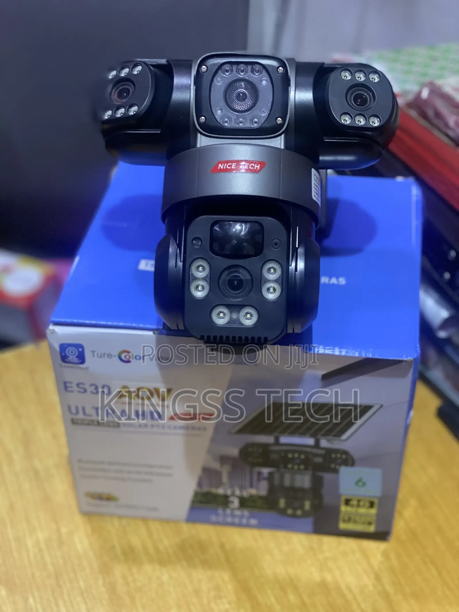 Essecloud Triple Lens Solar Camera Es30