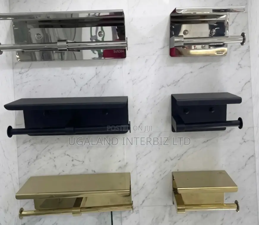 2-in-1 Modern Toilet Roll Holder