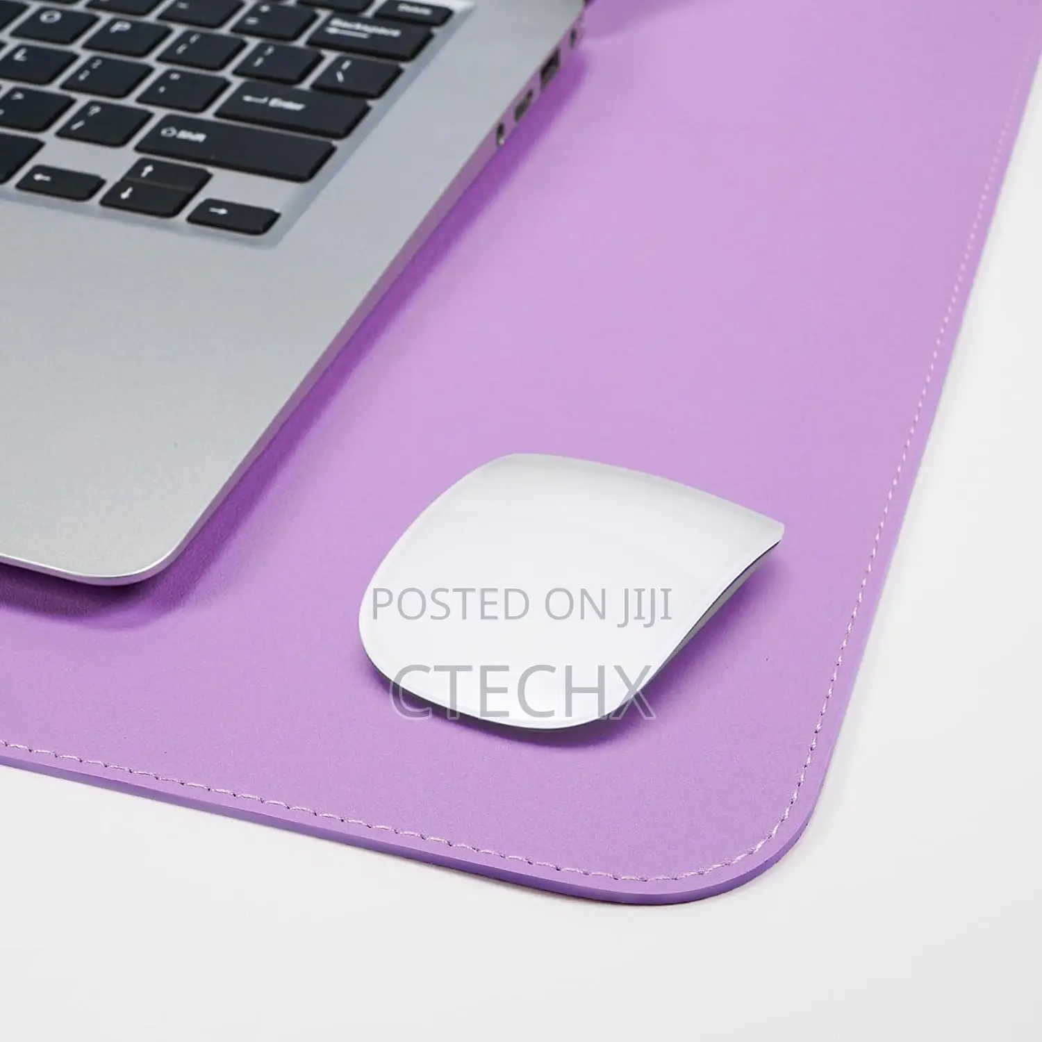 Keyboard Mat, Mouse Pad, Desk Mat, 120 X 43 Cm, Leather. Violet